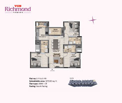 vgn kensington towers 4 floor plan - c4 block 1st-12th floor